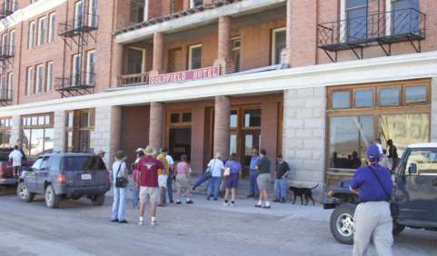 Goldfield rally stop